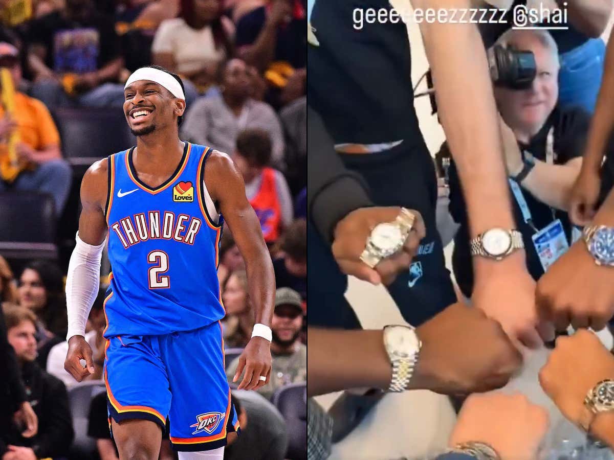 SGA Buying All Of His Teammates Rolexes As A Thank You For Winning MVP Is A Great Sign For The Thunder's Title Chances