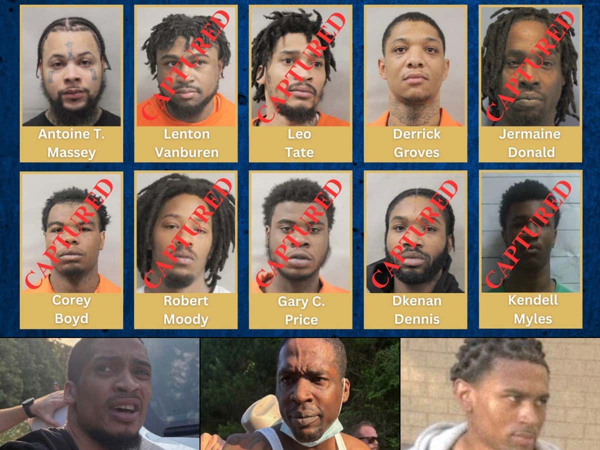And Then There Were Two: Banner Memorial Day Weekend For New Orleans as Three More Prison Escapees Were Brought to Justice, Only Derrick Groves & Antoine Massey Remain