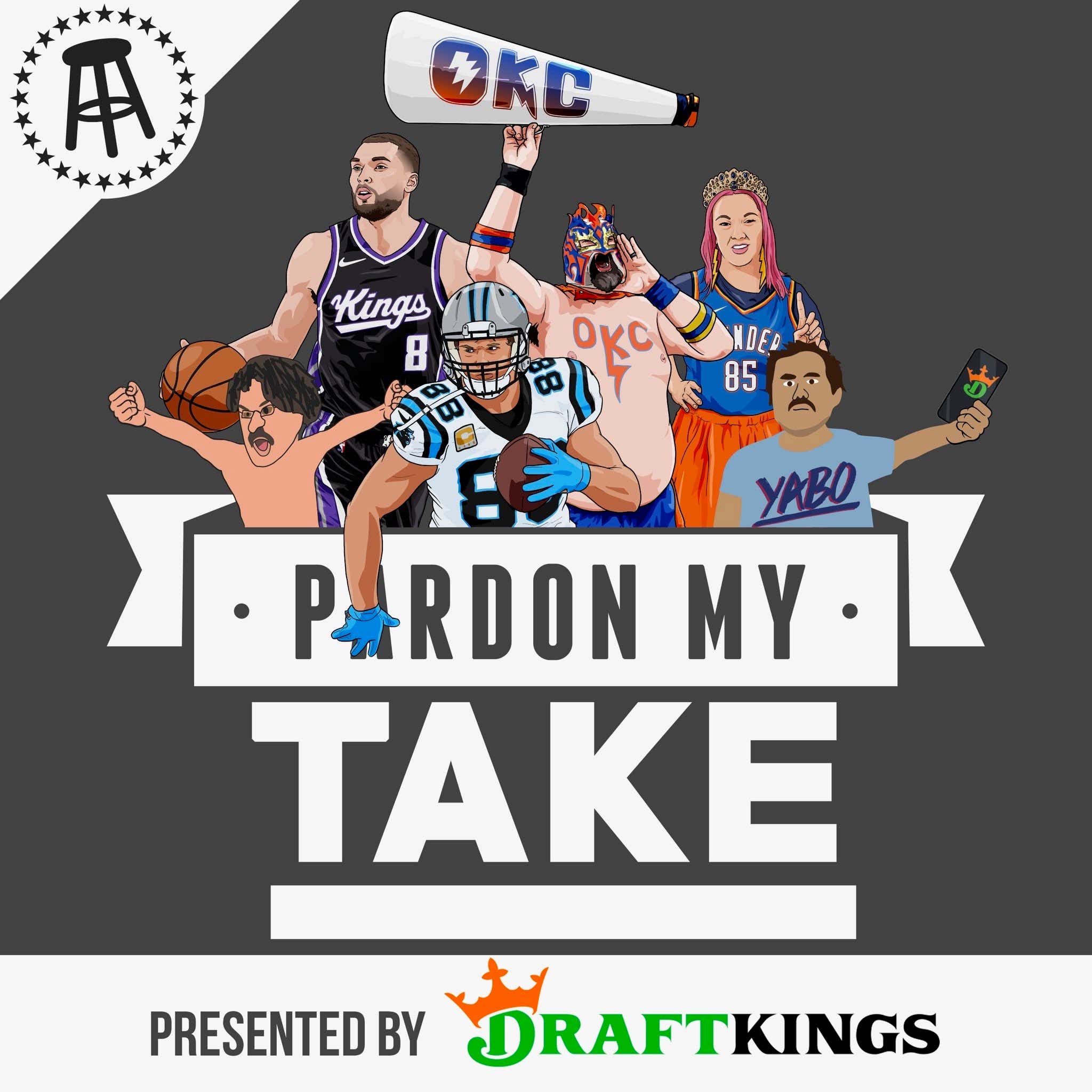 Greg Olsen, Zach LaVine, Knicks Stay Alive, Thunder Win The West Plus We Check In With Thundor and Thunder Princess + Fyre Fest episode artwork