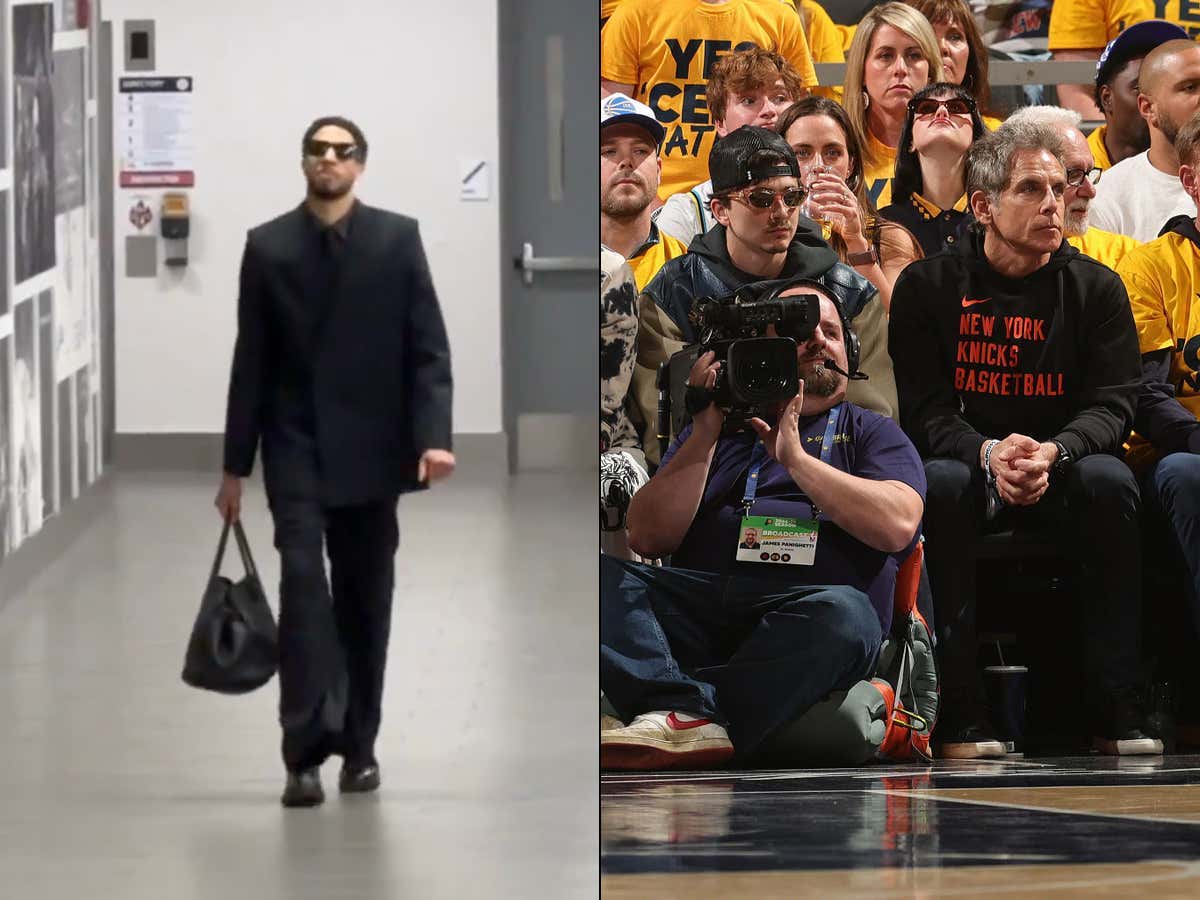 Tyrese Haliburton Went From Burying The Knicks To Immediately Delivering A Clean Shot To Knicks Super Fan Ben Stiller