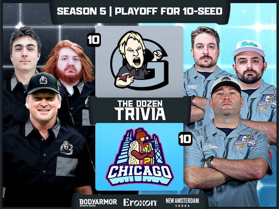 Grinders vs. Chicago - 10-seed Playoff | Match 51, Season 5 - The Dozen Trivia League