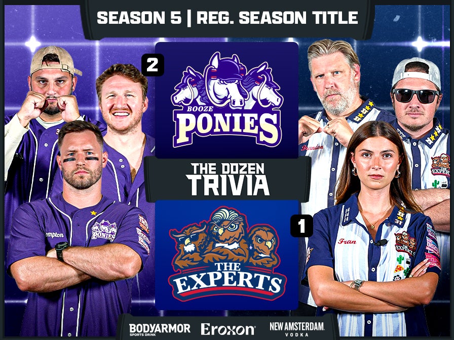 The Experts vs. Booze Ponies - Reg. Season Title & Bracket Reveal | Match 52, Season 5 - The Dozen Trivia League