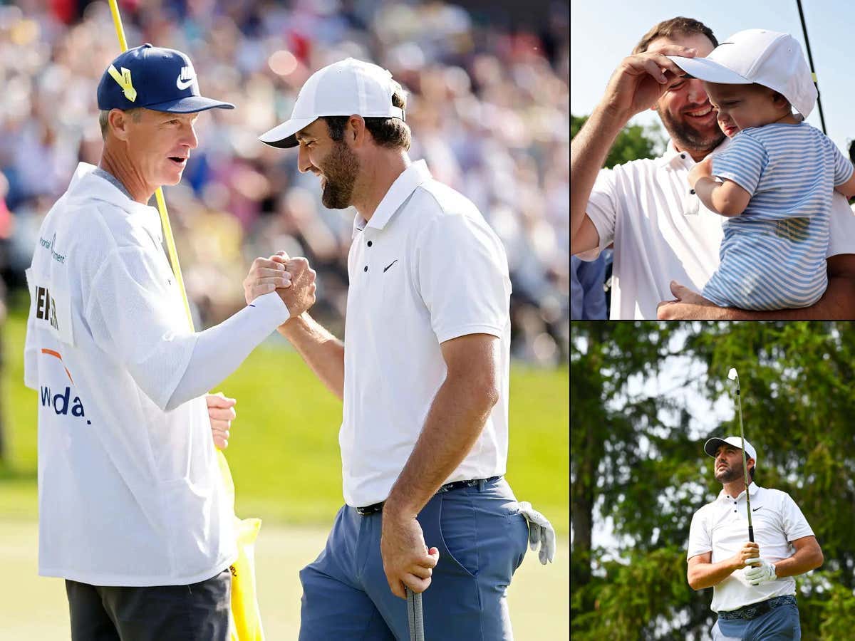 'He Has Poop All Over His Back' - Scottie Scheffler Wins The Memorial (Again), Promptly Snaps Back Into Dad Mode Getting Handed His Son With A Blown Out Diaper