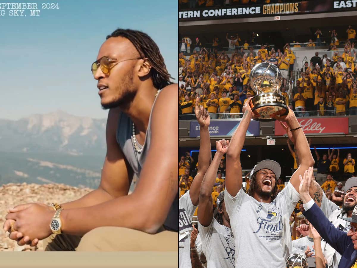 Well Before The Season Started Myles Turner Basically Spoke This Entire Pacers Run To The Finals Into Existence