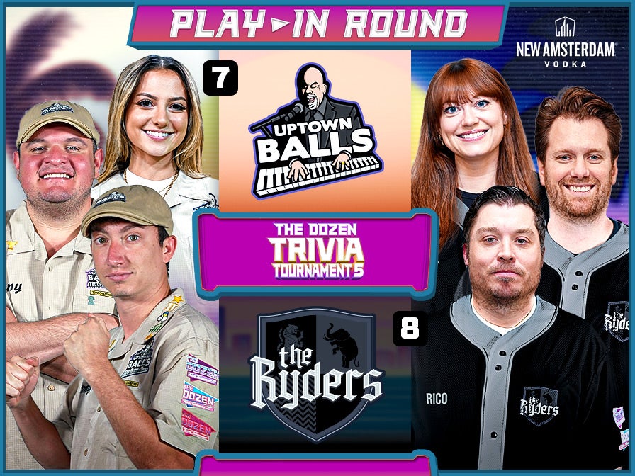 7-Uptown Balls vs. 8-Ryders | Play-In Round, Match 1 - The Dozen Trivia Tournament 5