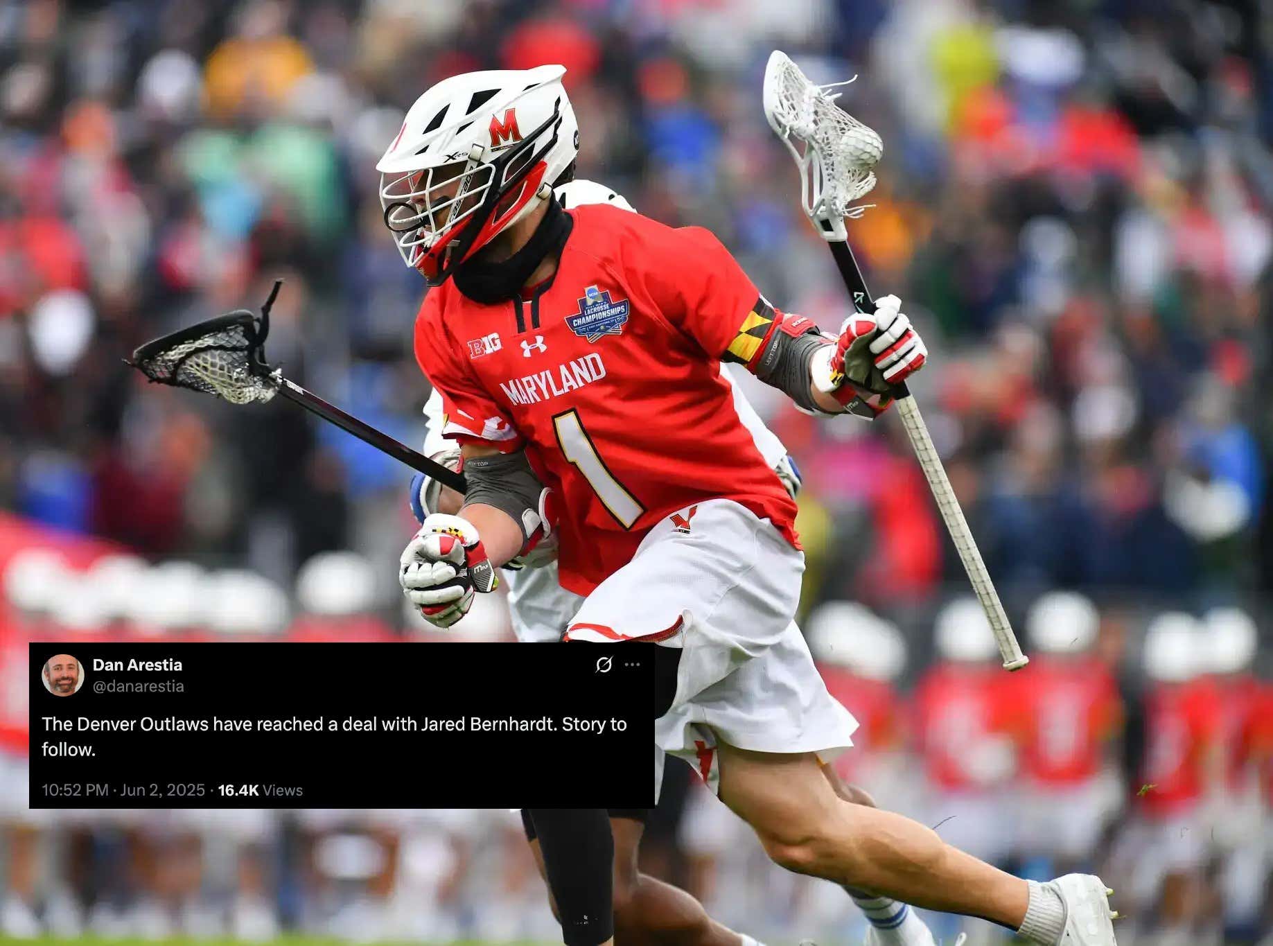 Jared Bernhardt Becomes The Biggest Free Agency Signing In PLL History, Joins 3 Other Tewaaraton Winners With The Denver Outlaws