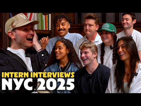 The intern interviews spiraled out of control