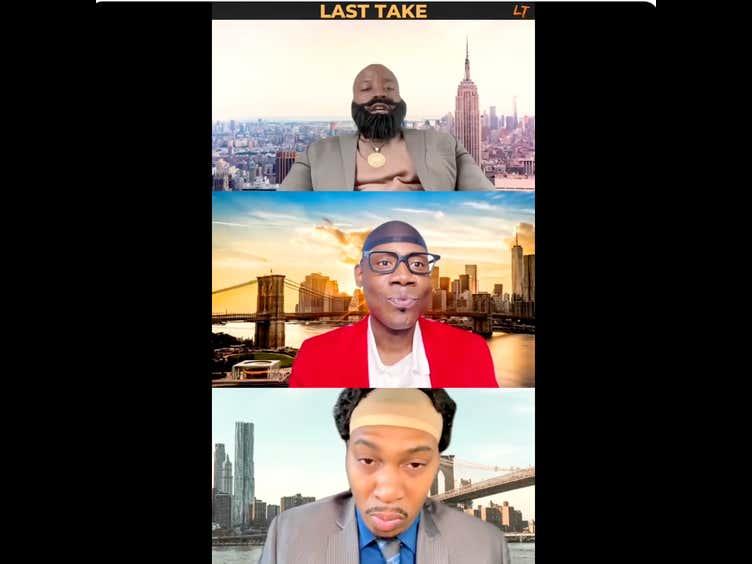 The "Last Take" Show Guys Who Spoof Stephen A. Smith, Shannon Sharpe, Kendrick Perkins, And Skip Bayless Are Electric