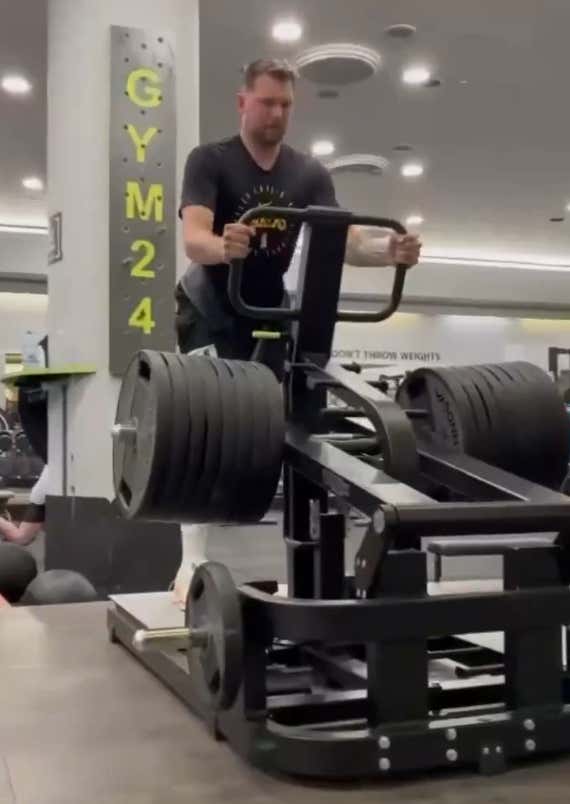 New NBA Offseason Propaganda Has Dropped And This Time It's Luka Doncic Putting In Work At The Gym