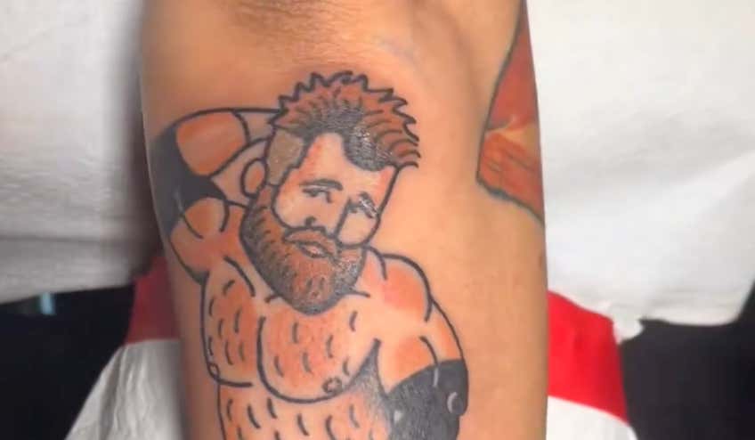Perhaps It's Time To Think About Banning Tattoos For A While After Seeing This Jason Kelce Tattoo