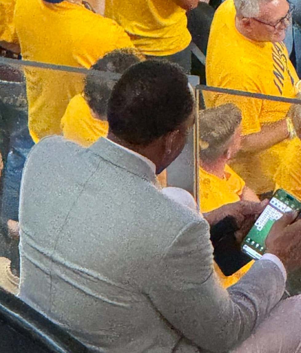 Toughest Of All Looks: Stephen A. Smith Is Playing Solitaire During The NBA Finals
