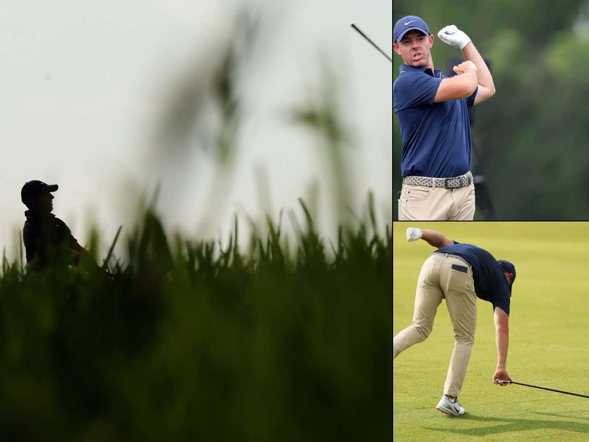 Oakmont Now Has Rory In Complete Hell With Him Tomahawk Tossing Clubs And Smashing A Tee Marker