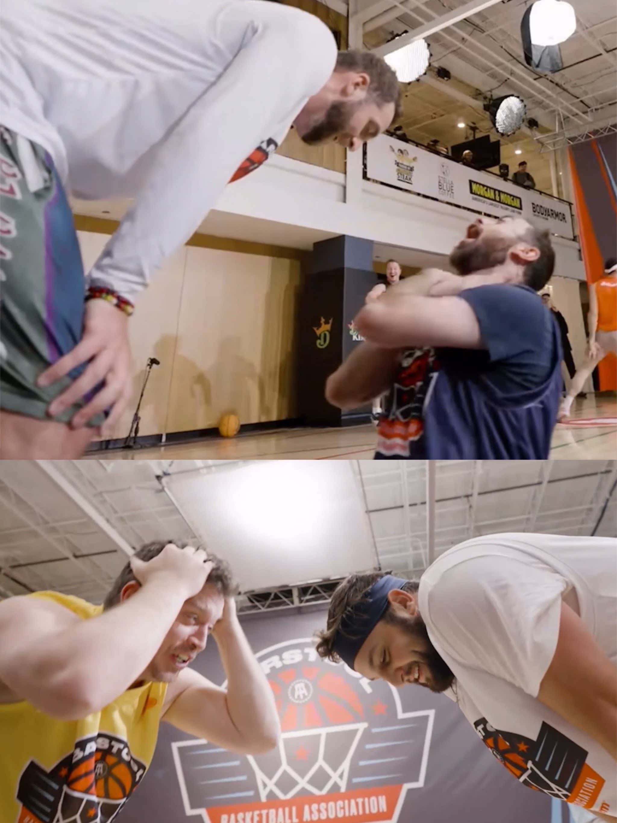 It's Only 1 Game In, But Max May Have The Moment Of The Tournament In The Barstool BBA 3v3 Tournament Presented By State Farm