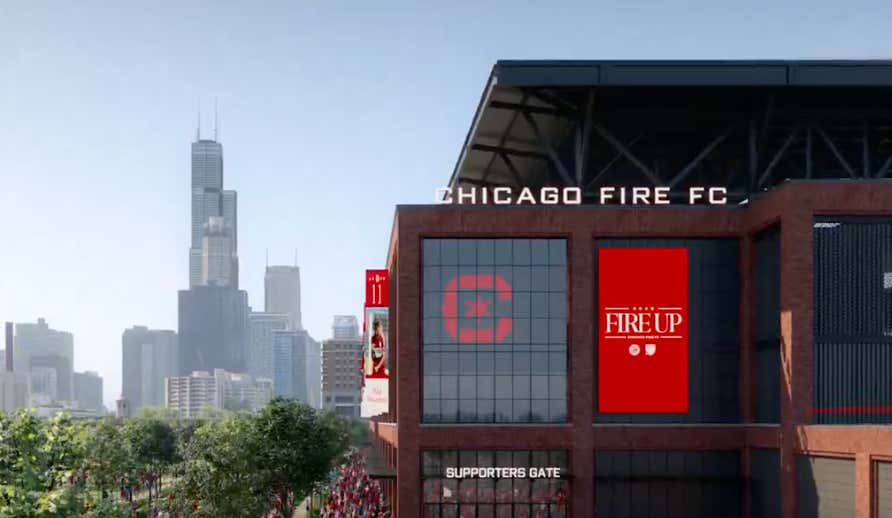The Planned Chicago Fire Stadium Downtown Looks So Sick