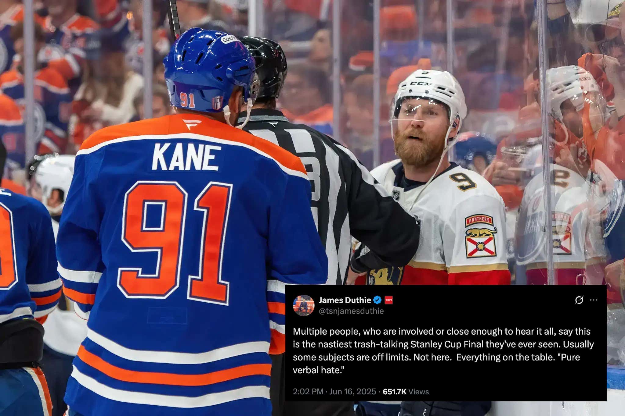 "Pure Verbal Hate": Apparently This Stanley Cup Final Is Filled With The Most Vile Shit Talk In Years