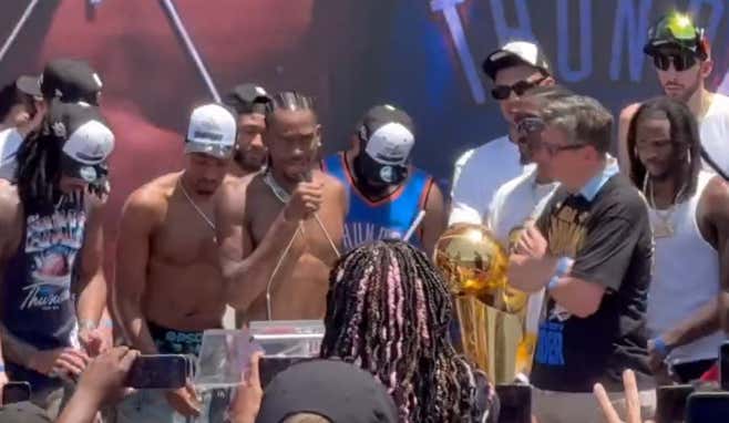 Oklahoma City's Mayor Took Some Clean Shots At Both Kevin Durant And Russell Westbrook By Declaring SGA Is The Greatest Player To Ever Wear A Thunder Uniform