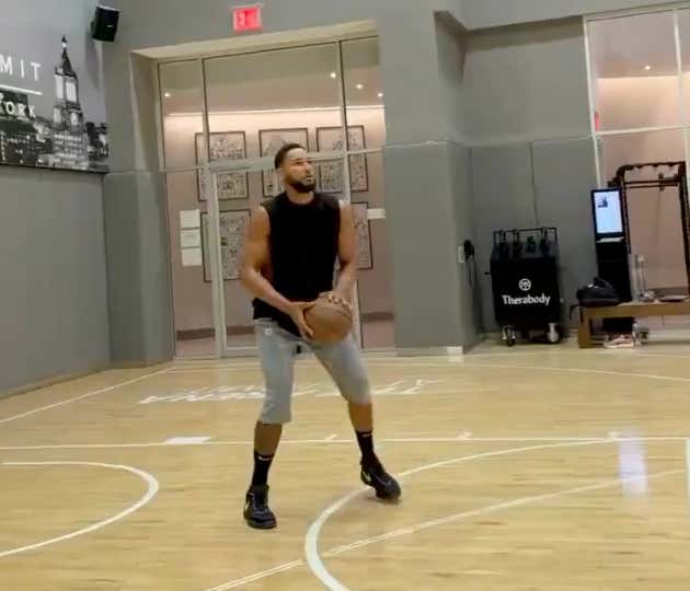 Summer Is Officially Here Now That We Have A New Video Of Ben Simmons Hitting Shots In An Empty Gym