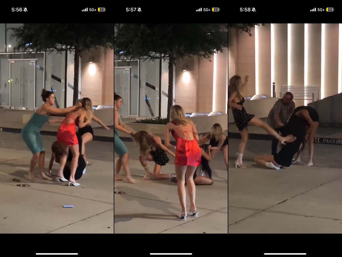 MUST WATCH: An All Female Royal Rumble On The Streets Of Dallas Broke Out, And It Was Every Girl For Herself