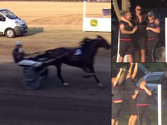 The Nuggets Incredible Offseason Continues After Nikola Jokic Is Spotted Loving Life While Watching His Horse Win A Race