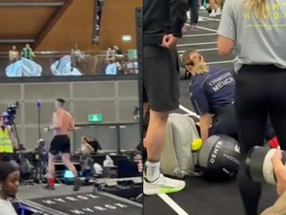 Skell Of The Year Candidate: Boyfriend Continues A HYROX Race While His Girlfriend Receives Medical Attention