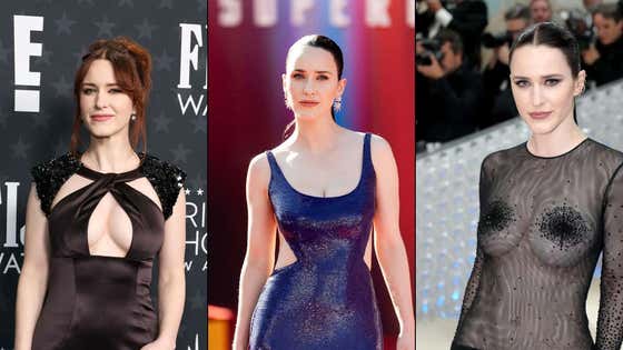 Rachel Brosnahan Continued Her Red Carpet Domination And Gushed About Her 1st Filmed Scene For Superman Being "4 Hours Of Making Out With David Corenswet." PRAY For Their Spouses.