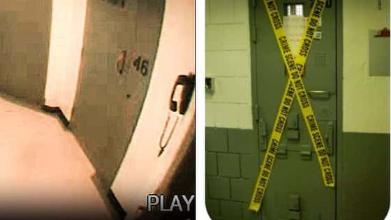 If This Isn't The Same Prison Door To Jeffrey Epstein's Jail Cell That The DOJ Released Pictures of Shortly After Epstein Allegedly Hanged Himself, Then Why Were We Presented This Video As Proof He Acted Alone? Why Is There A Solid Minute Edited Out Of It? And Other Burning Questions I Have Now That The Epstein Case Is Closed.