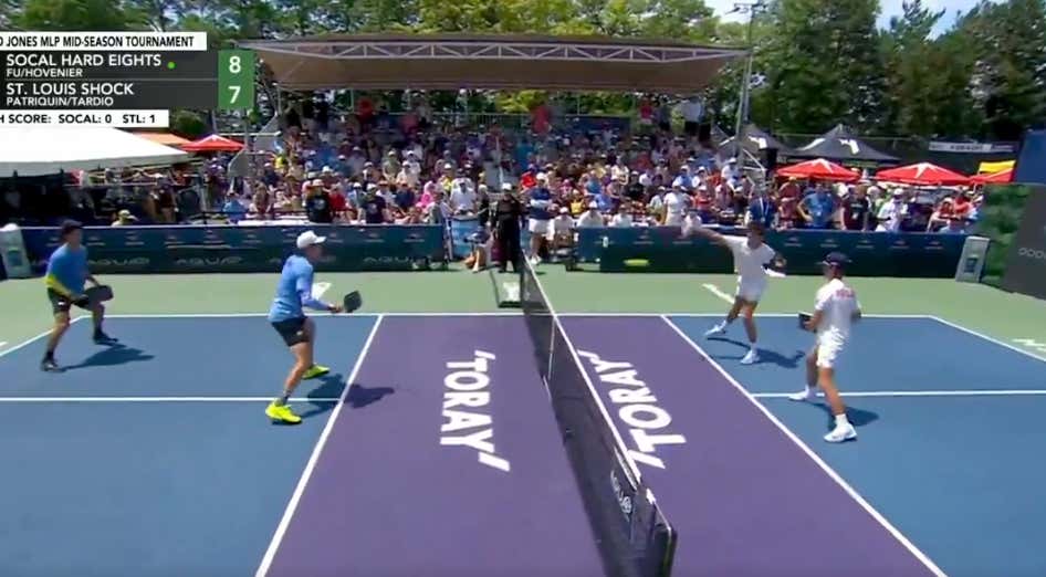 You'd Have To Be An All-Time Silly Goose To Watch This Pickleball Hands Battle And Not Immediately Think That Pickleball Rules