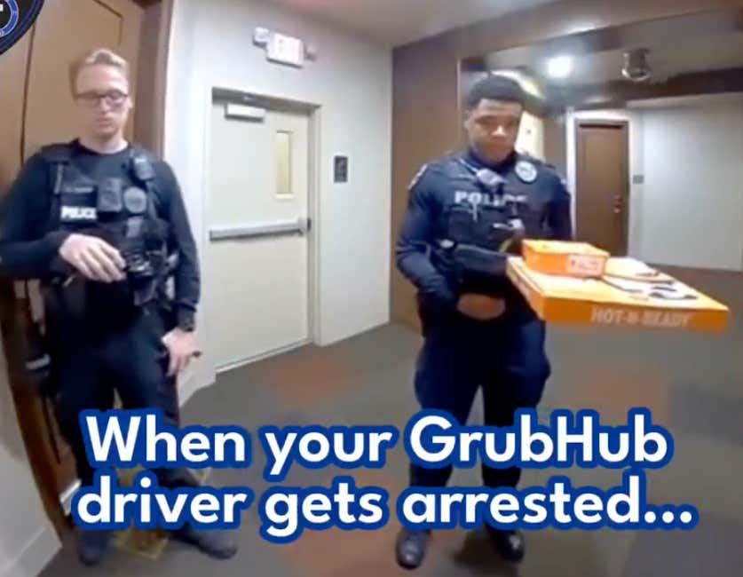 The Tempe Police Department Is Awesome For Delivering Pizza To A Woman After Her GrubHub Driver Got Arrested
