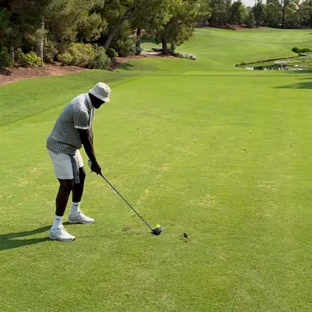 LeBron Was Out Golfing Again Today Which Begs The Question If He'll Like It So Much He Contemplates Retiring