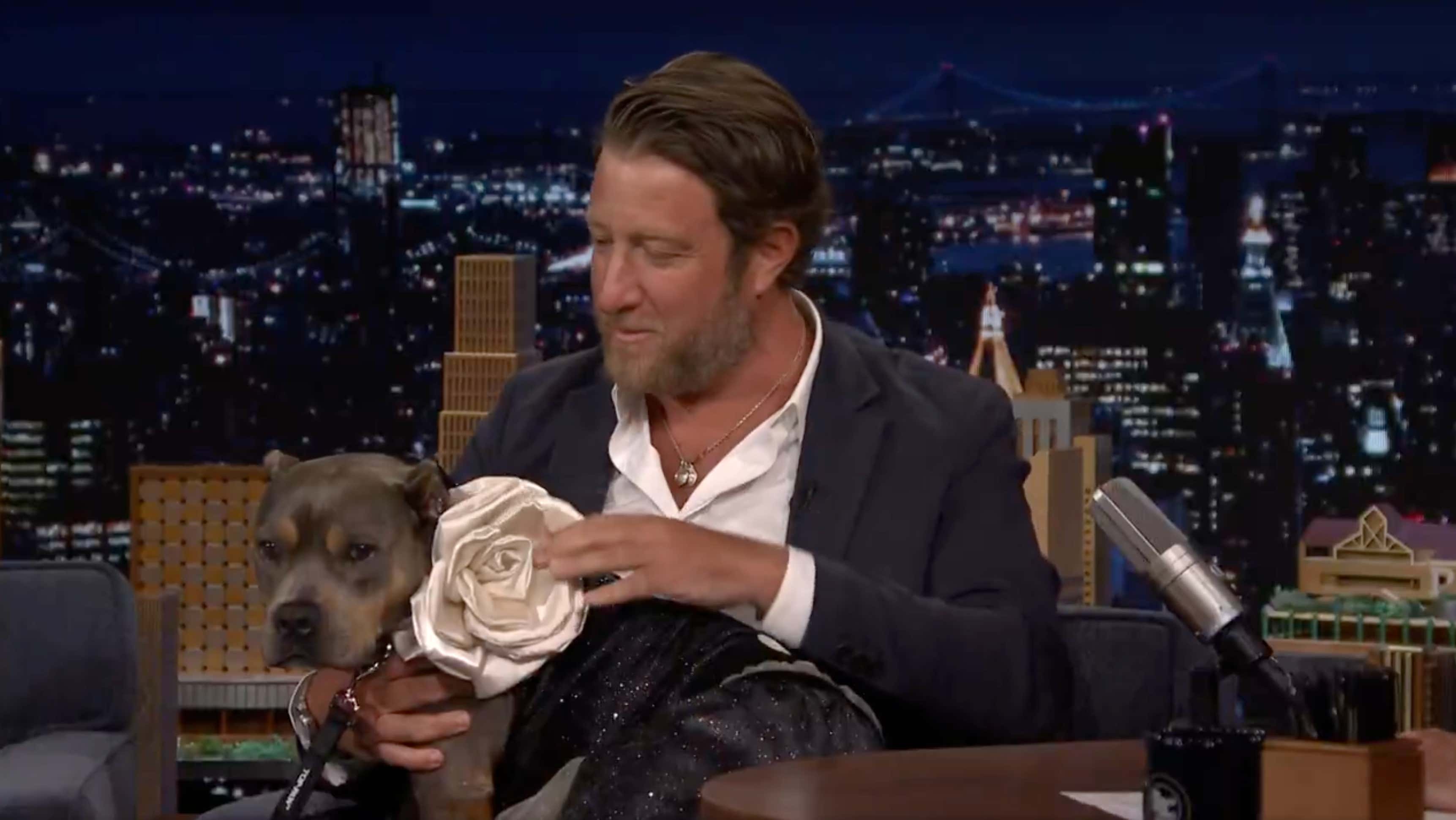 Miss Peaches Was A Guest On Jimmy Fallon's "Tonight Show" Last Night, With Her Handler Dave, And Won Everybody Over As Usual