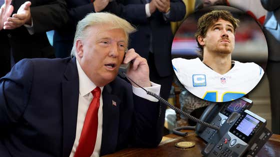 Donald Trump Is Reportedly Concerned About Justin Herbert's Weapons This Season