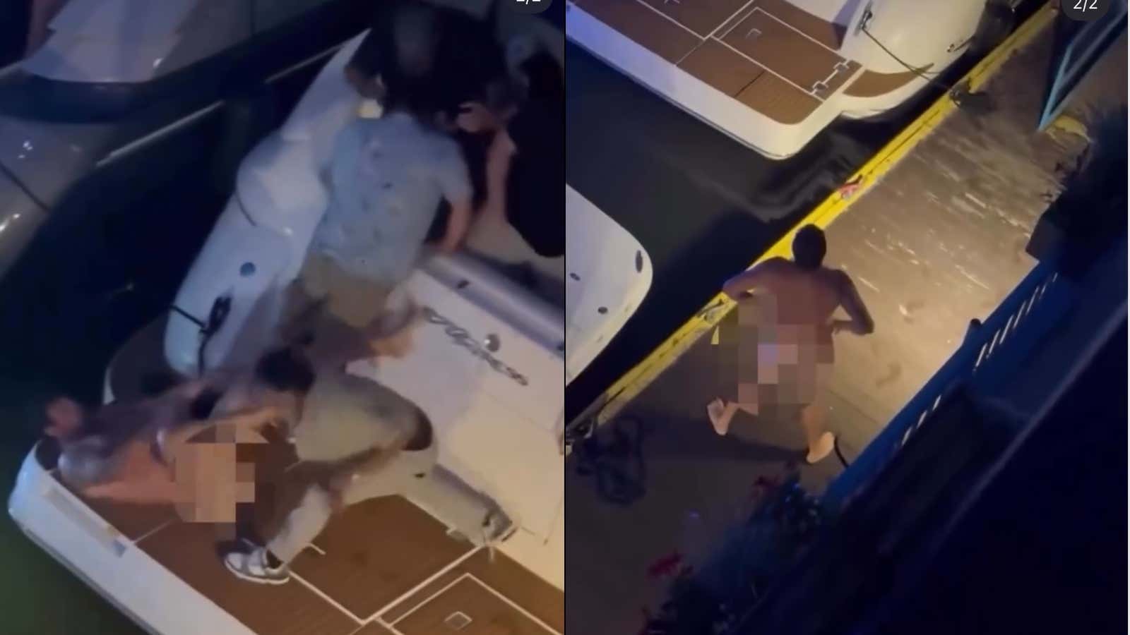 A Naked Man Was Hopping On Unsuspecting Boats In Chicago And "Swinging Around" Before Being Thrown Off Then Arrested