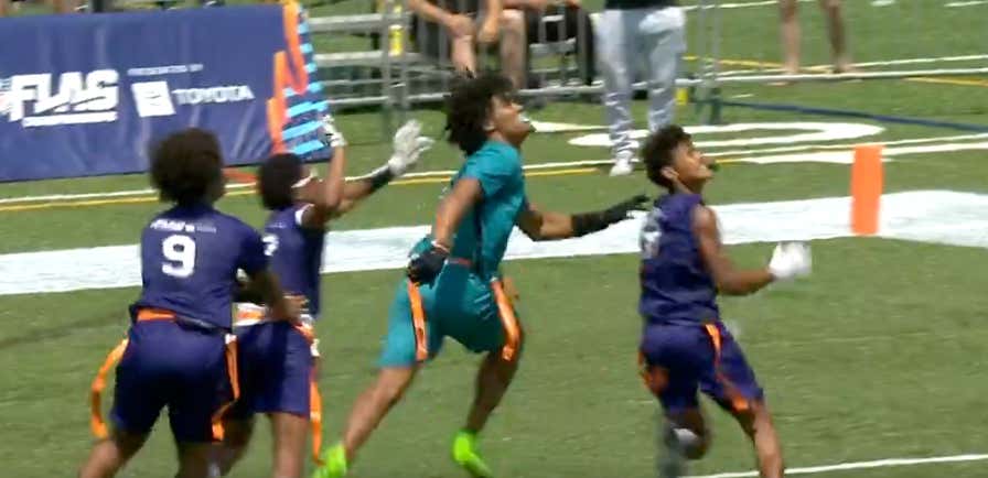 The Best Catch You'll See All Year Already Happened, And It Was At The Flag Football Championships