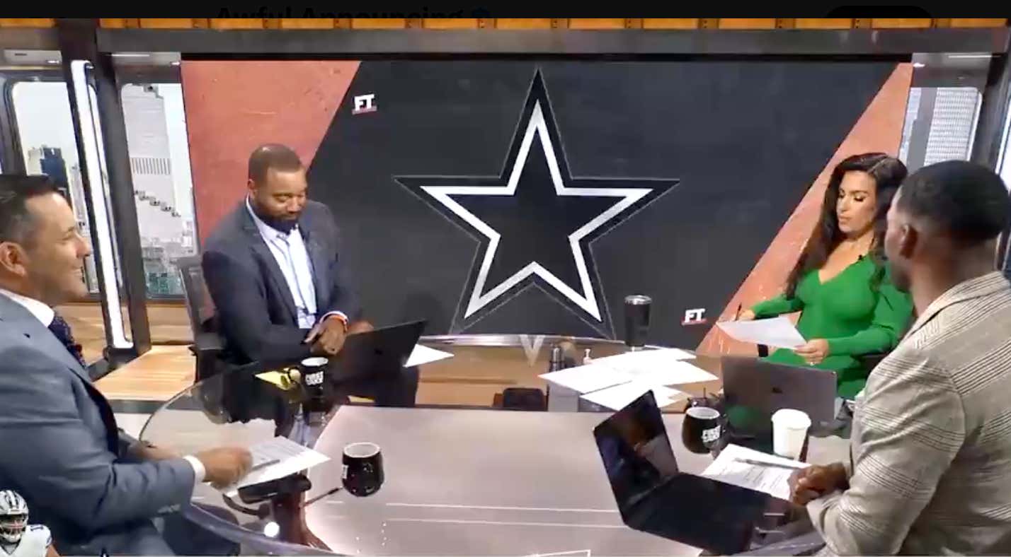 Whoops! 'First Take' Fell For A Fake Tweet, Discussed George Pickens Catching A TD At Cowboys Practice (The Play Was Brandin Cooks From 2 Years Ago)