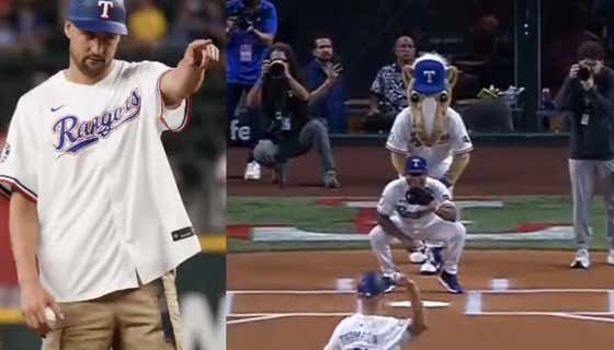 Klay Thompson's Legendary Run Continues With Him Throwing One Of The Best First Pitches That You'll Ever See