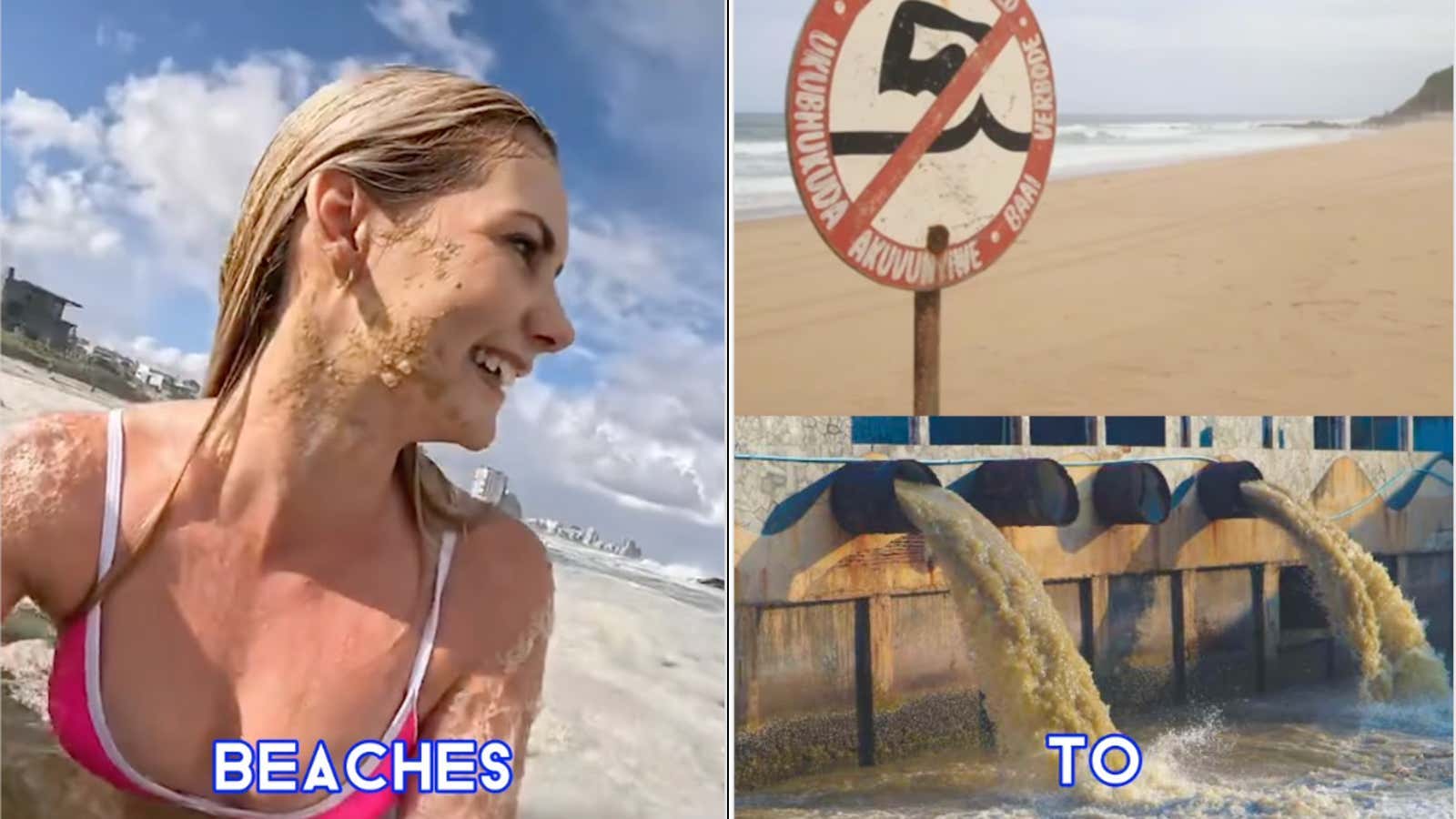 An Influencer Posted A Video Of Herself Unknowingly Swimming In Raw Sewage And Even Admitted Swallowing Some