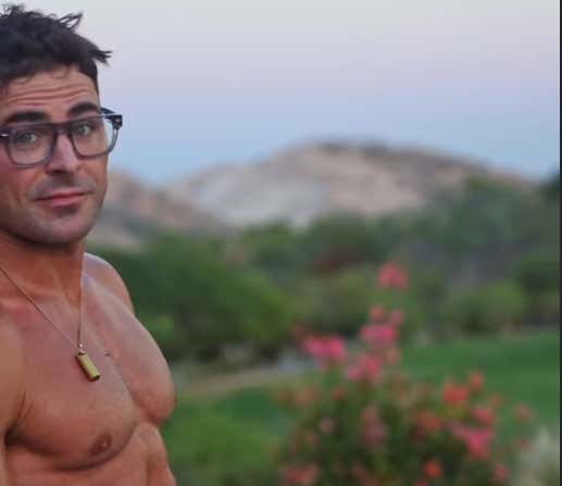 Someone Really Ought To Tell Zac Efron To Put A Polo On While He's On The Golf Course