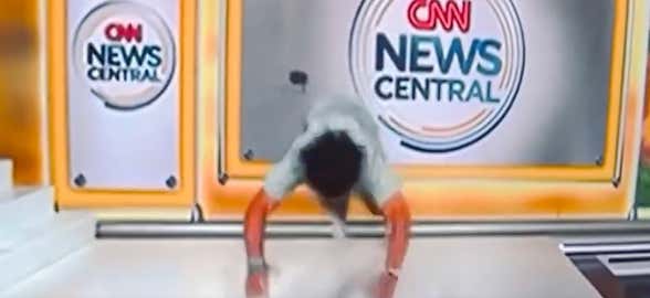 Bad Beat: A Savannah Banana Went On CNN And Did A Banana Split That May Put Him On The IL While Attempting A Backflip