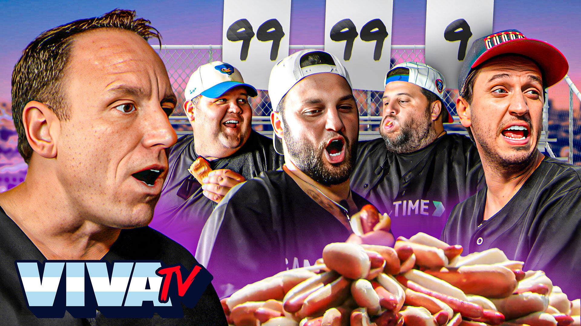 Joey Chestnut Takes On Barstool's BIGGEST Challenge Ever | VIVA TV