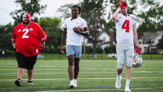 The Race Of The Century: Jeremiah Smith (From The 40) vs. Ohio's Tate (From The 30) vs. Big Ev (From The 20)