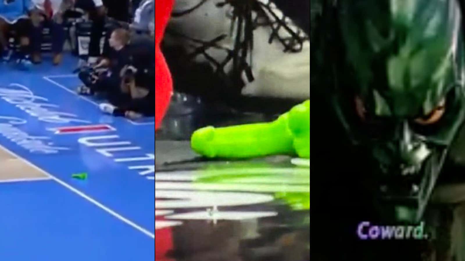 BREAKING: Another Day, Another Neon Dildo Thrown Onto A WNBA Court.
