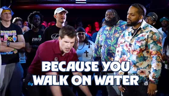 This man performed a miracle during a rap battle