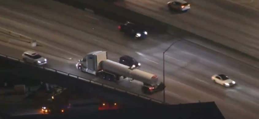 Best Of 2025 - There Was A Police Chase Straight Out Of GTA That Included Suspects Carjacking Four Vehicles, Including A Big Rig That Was Driving The Wrong Direction On The Freeway