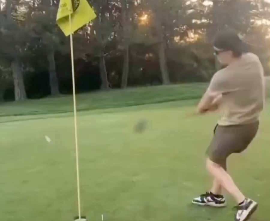 This Is, Without A Doubt, The Greatest Golf Shot That Will Never Count