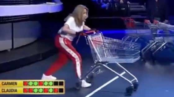Sport of The Future: Old German Ladies Returning Shopping Carts From Long Distances