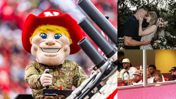 Nebraska Football Posted a "Herbie Husker Cucking Travis Kelce" Photoshop After Beating Cincinnati (And Were Bullied Into Deleting It)