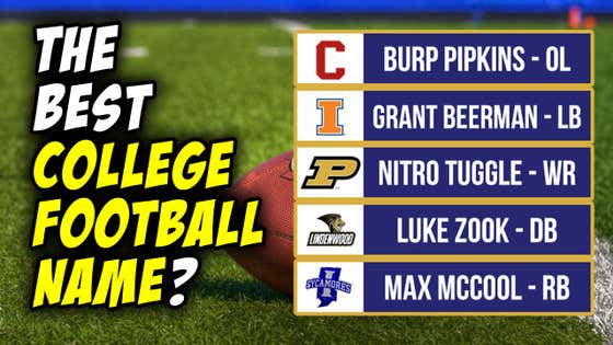 Who Has the Best Name In College Football ROUND 2 (The Bracket, Vol. 188)