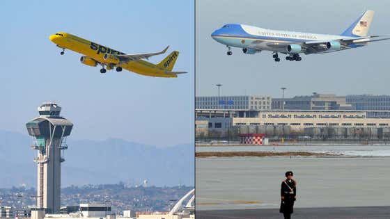 This Audio of Air Traffic Control Yelling at a Spirit Airlines Pilot 'Get Off the iPad' as it Flew Too Close to Air Force One Will Haunt Your Dreams