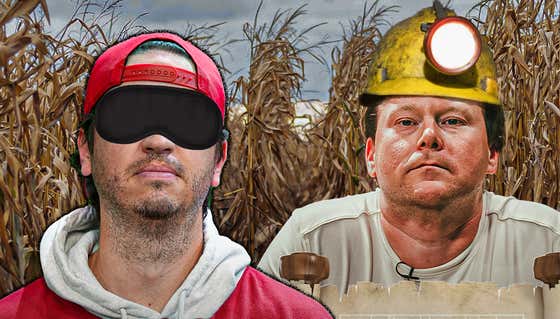 Tonight On Barstool After Dark: Mintzy Must Guide A Blindfolded Tate Through The World's Largest Corn Maze To Find A Key That Unlocks Their Handcuffs