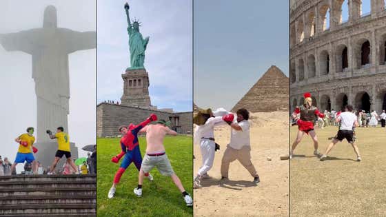 WATCH: Australian Guy Fights Random Followers At Iconic Landmarks Around The World And Turned His IG Into Real Life 'Street Fighter'